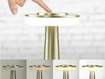 Lumină de noapte lampă de masă touch lampă de dormitor cu 3 trepte fără fir
