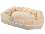 Plush dog playpen bed soft cushion couch bedding fluffy