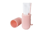 Estuche para cepillos de dientes organizador de viaje para pasta de dientes estuche para cosméticos