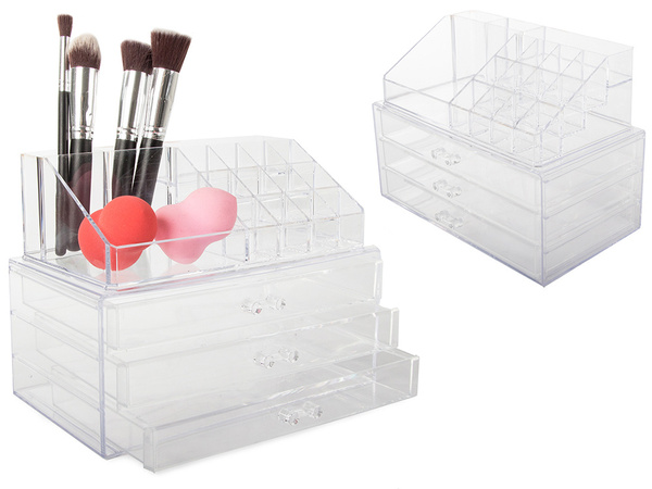 Cofre organizador para cosméticos joyas relojes