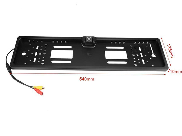 Reversing camera in number plate frame with ir
