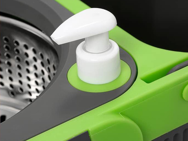 Rotācijas mopa 360 turbo spainis komplekts 2x mikrošķiedras spilventiņi