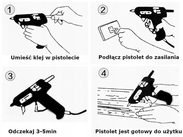 Horké pistolové lepidlo 11mm 300mm 36ks 1kg