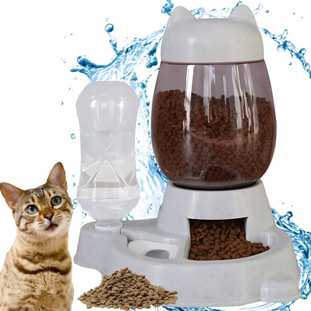 Futter- und wasserspender für hunde automatische katzennapfspender 2in1