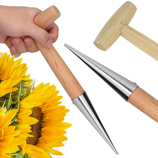Plantare alege pentru plantarea bulbilor grădină skewer măsură din lemn