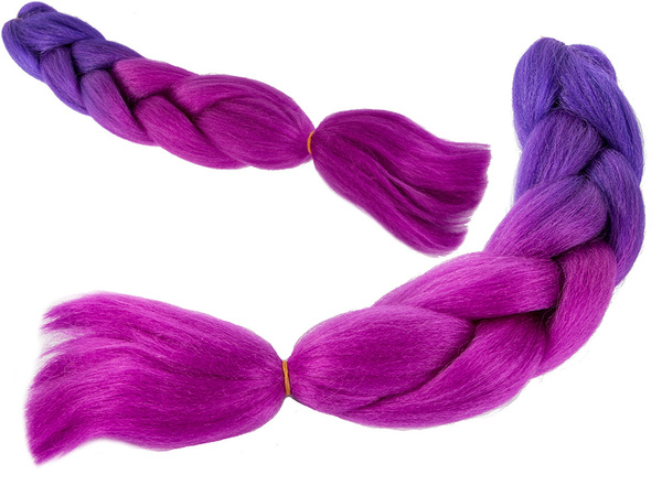 Pelo sintético para trenzas ombre de color