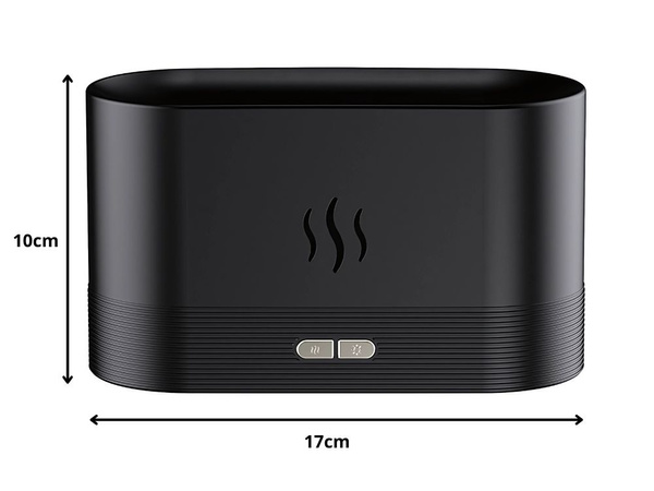 Oro drėkintuvas usb difuzorius led rgb židinys aromatas rūkas ugnis