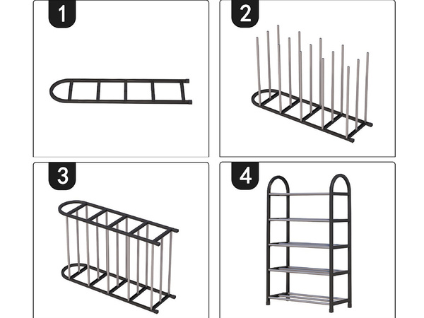 Shoe rack shoe organizer storeroom cabinet rack 5 levels large