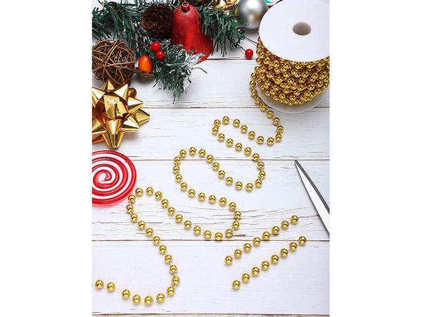 Arbre de noël chaîne perles guirlande reed