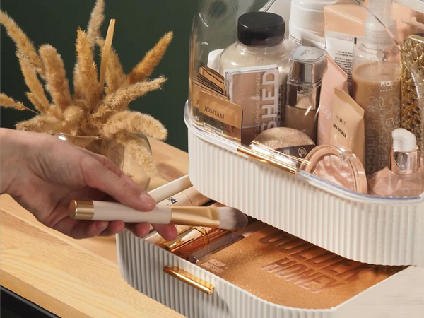 Kosmetik-organizer mit schubladen geräumig grosser griff elegant