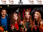 Tätoveeringud halloween võltsitud realistlik pestav ajutine maskeering veri