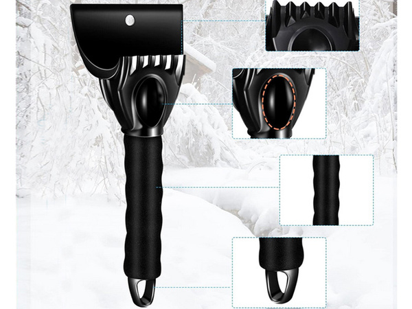 Priekinio stiklo grandiklis ledo grandiklis plastikinis, skirtas šalčiui ir sniegui