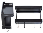 Kitchen wall-hung shelf double hanger