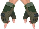 Fingerless tactical gloves military survival xl