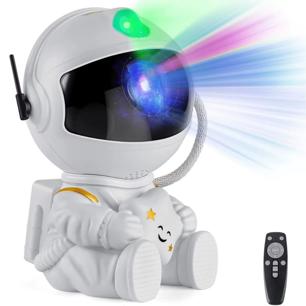 STAR PROJEKTOR ASTRONAUT GALAKTIKA ÖINE VALGUS TAEVAS LASER LED KAUGJUHTIMISPULT