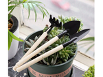 Aiatööriistade komplekt hara labidas 3in1 mini potting tööriistad