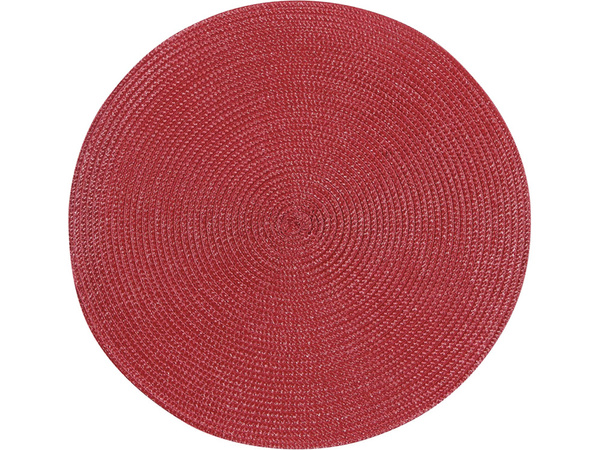 Placă rotundă placemat bucătărie plaid masă mat burgundy