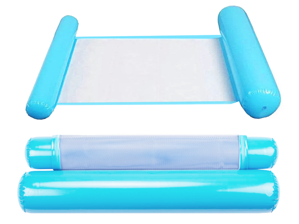 Colchoneta hinchable hamaca de agua silla de baño tumbona de piscina colchoneta flotante