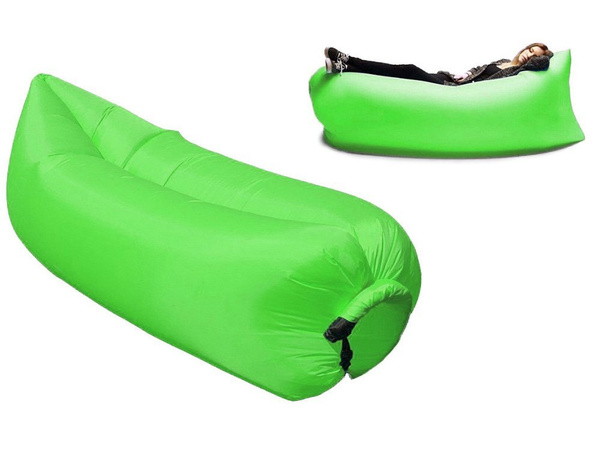 Inflatable sofa bed lazy bag air beach chair mattress recliner