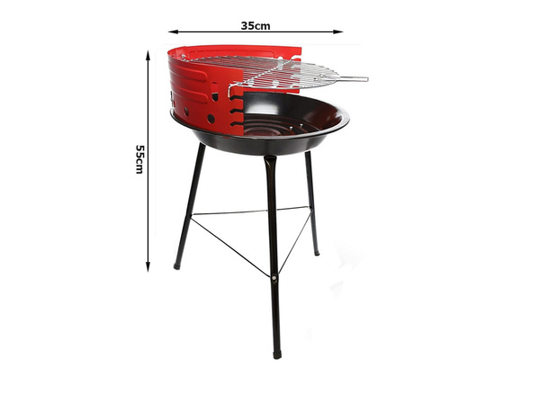Holzkohlebrikett garten rund tragbar tourist camping grill