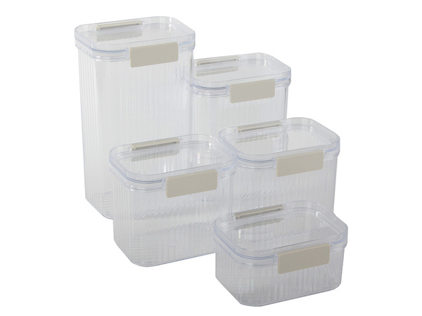 Food containers for pasta food container with seal set of 5 pcs