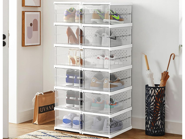 Shoe rack shoe organizer storeroom cabinet rack 5 levels large