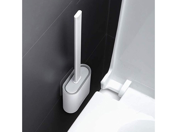 Perie de toaletă din silicon pentru baie bază completă rezistentă la scurgeri