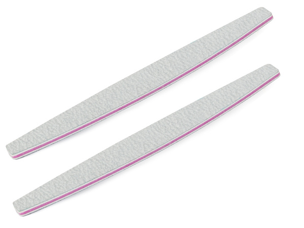 Double-sided nail file 100/180 zebra boat