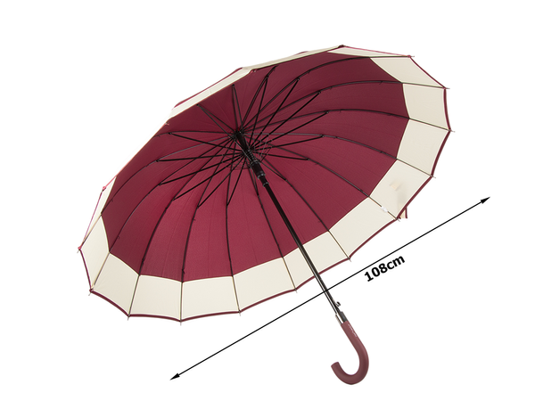 Elegant large government umbrella strong xxl non-slip handle automatic