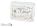 Recortables de papel luz nocturna 3d usb