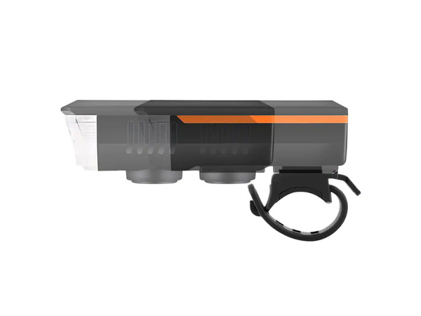 Vordere led fahrradlampe mit horn solar signal lenker