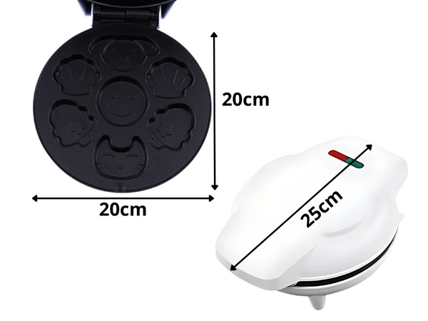 Elektrická vaflovačka na vafle a sušenky, forma, různé vzory, 1200 W