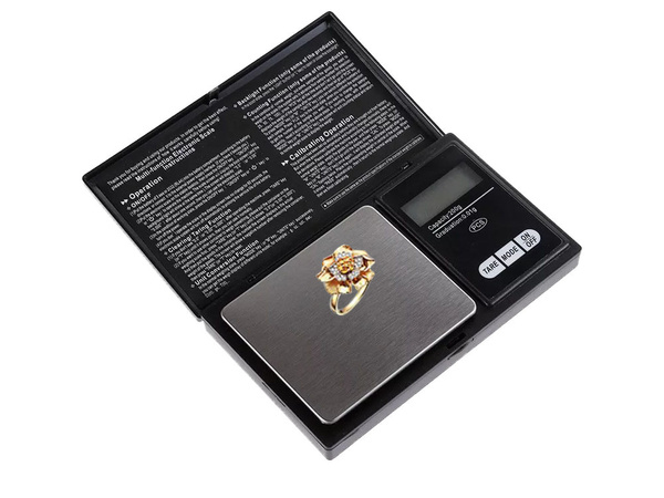 Waga kieszonkowa jubilerska 200g/0,01g precyzyjna gramowa elektroniczna