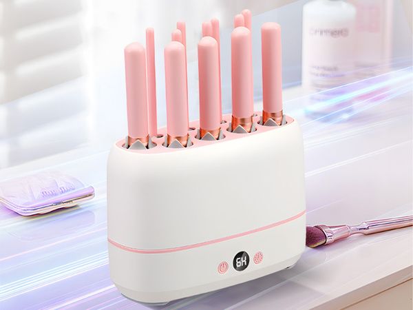 Uscător electric de pensule pentru 12 pensule timer