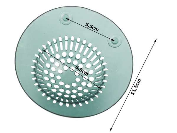 Silicone strainer for kitchen sink drain suction cups self-adhesive