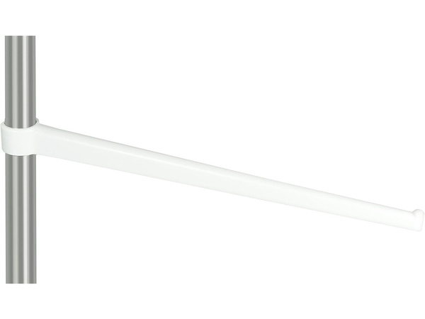 Kúpeľňový rohový regál sprchovací kút teleskopická biela polica 4 úrovne