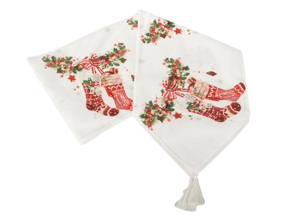 Christmas table runner for christmas eve 205x35cm