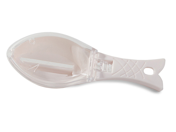 Fish scraper peeler scallion knife container