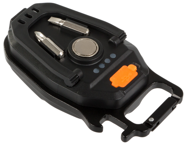 Led světlo cob klíčenka otvírák magnet usb baterka