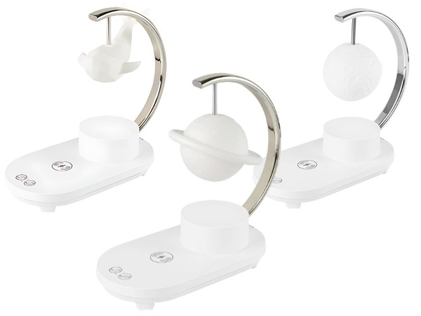 Rgb mėnulio šviesa su indukciniu įkrovikliu 10w led usb garsiakalbis "bluetooth