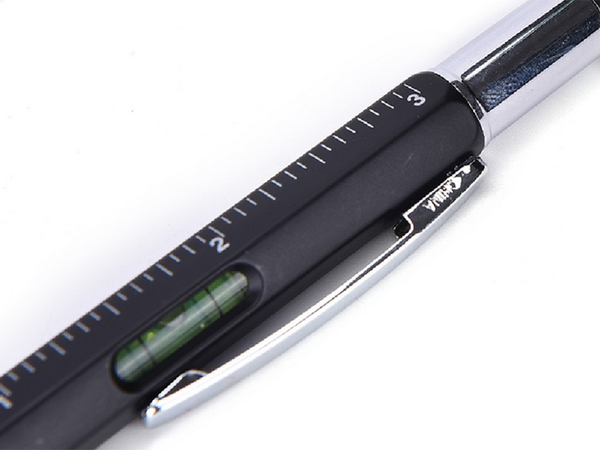 Multifunktionsstift schraubendreher multitool 6in1 wasserwaage clip