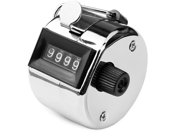 Hand clicker mechanical pedometer counter