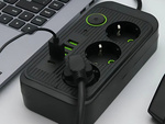 3 zásuvka napájacej zásuvky 3 zásuvka 250v 2m 4x usb 1x ucb-c