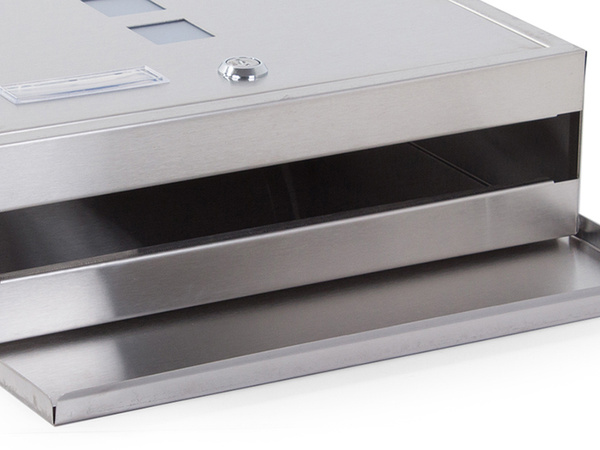 Boîte aux lettres journal courrier avec tube acier