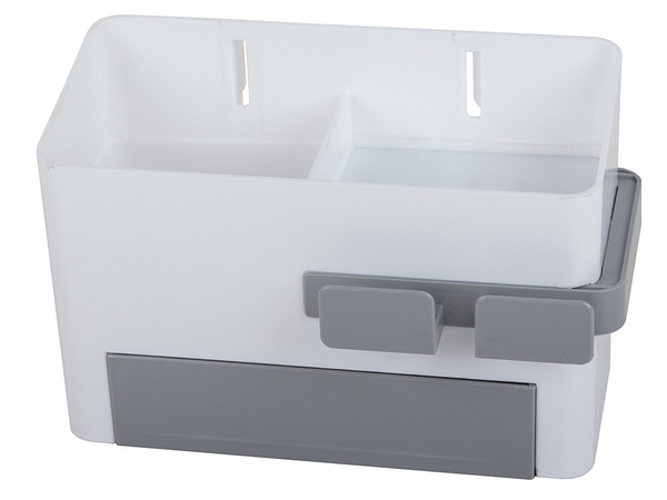 Bathroom organiser bin dryer holder