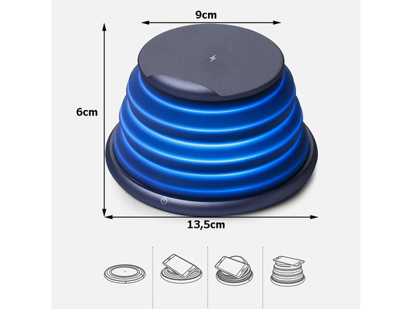 Încărcător wireless inductiv qi rapid