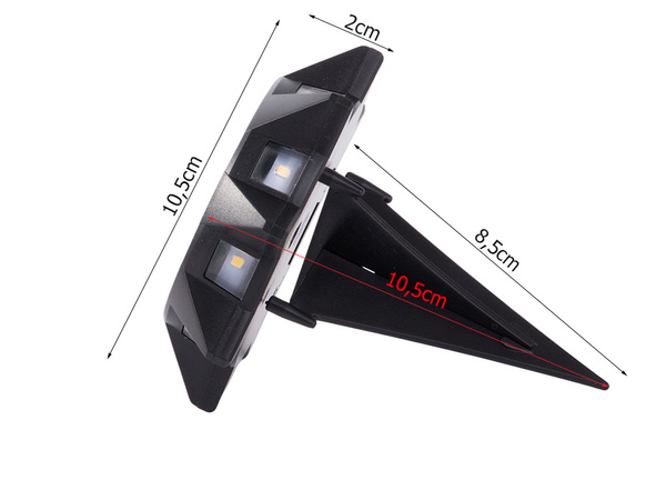 Garden lamp solar panel ground lamp with dusk sensor driven in