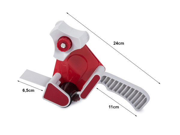 Tape dispenser tape sealer handle