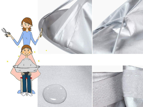 Hairdresser's collar cape haircut apron