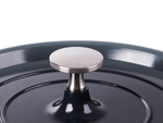 Casserole plateau de cuisson couvercle 4l induction aluminium